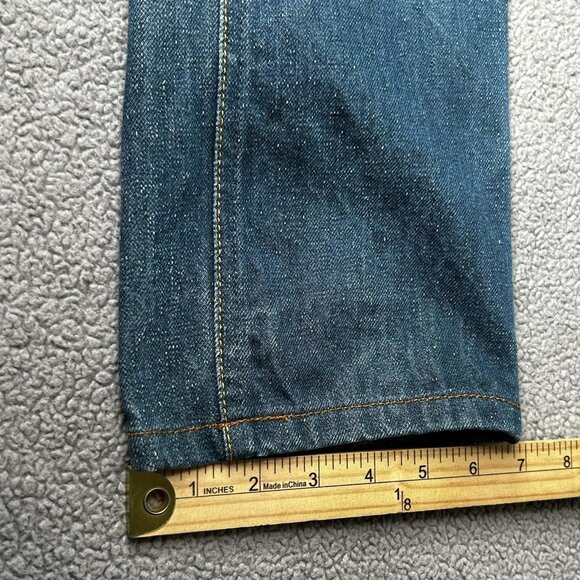 Nudie Jeans Jeans Mens 29x29 Even Steven Straight Leg Selvedge Organic Denim - Picture 15 of 15